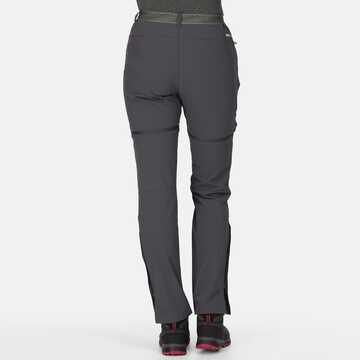 Regatta Womens Mountain Zip Off Walking Trousers - Seal Grey