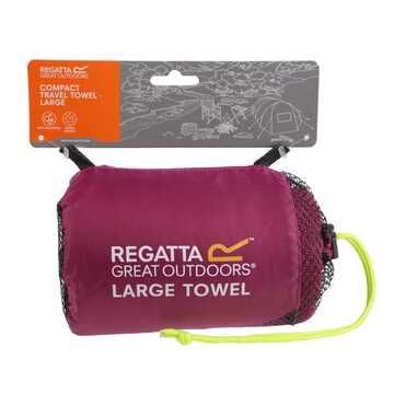 Regatta Compact Extra Large Travel Towel | Dark Cerise