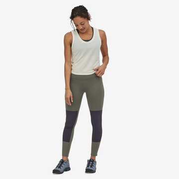 Patagonia Womens Pack Out Hike Tights - Basin Green