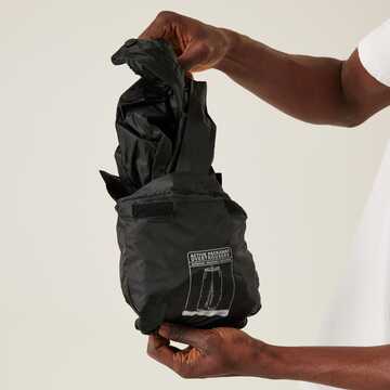 Regatta Mens Active Packaway Overtrousers | Black